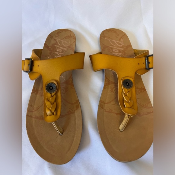 Blowfish Shoes Blowfish Malibu Thong Sandal Golden Yellow Mustard